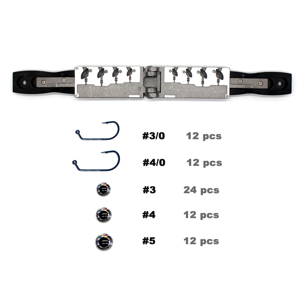 Amazon | Dimatteo 釣り用スイムベイト ジグヘッド モールドキット 97